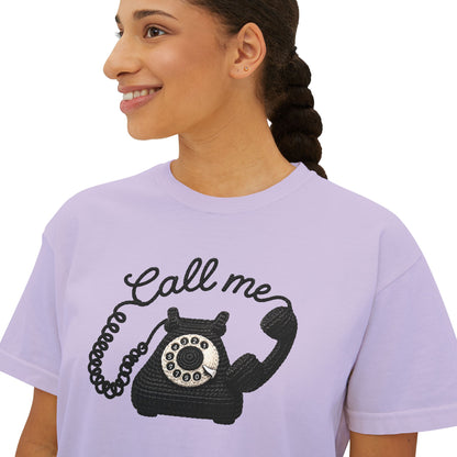 Call me - Boxy Tee