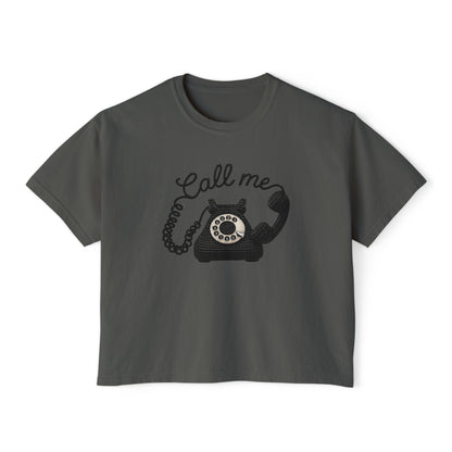 Call me - Boxy Tee