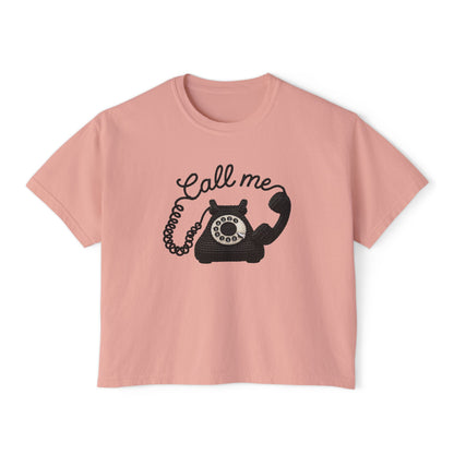 Call me - Boxy Tee
