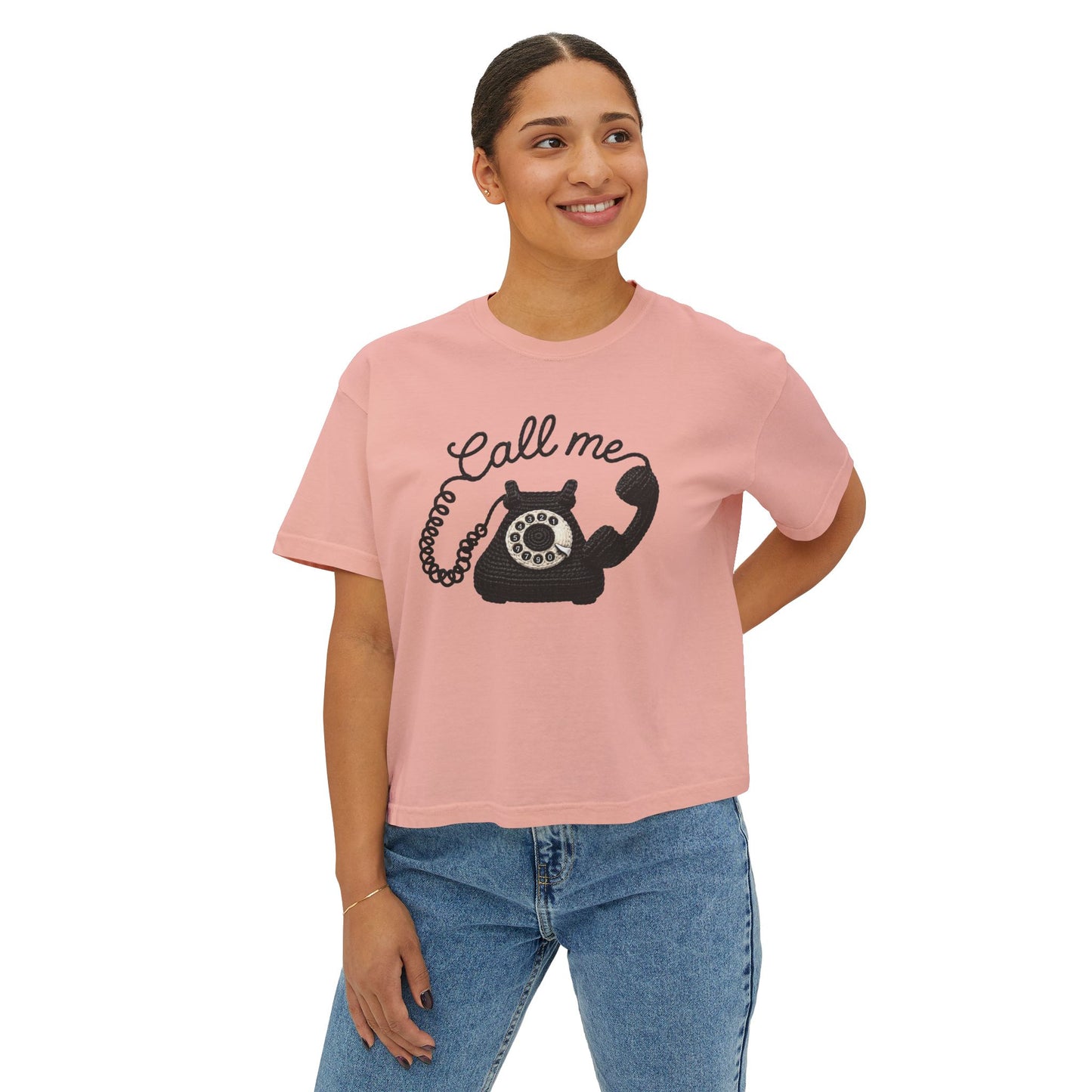 Call me - Boxy Tee