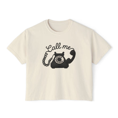 Call me - Boxy Tee