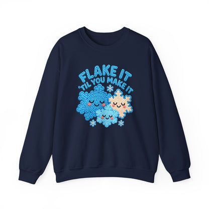 Flake It 'til You Make It Sweatshirt ❄️