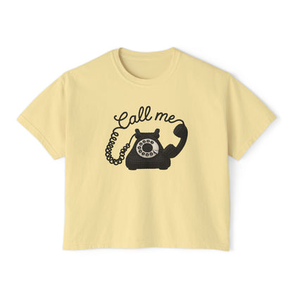 Call me - Boxy Tee