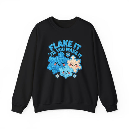 Flake It 'til You Make It Sweatshirt ❄️