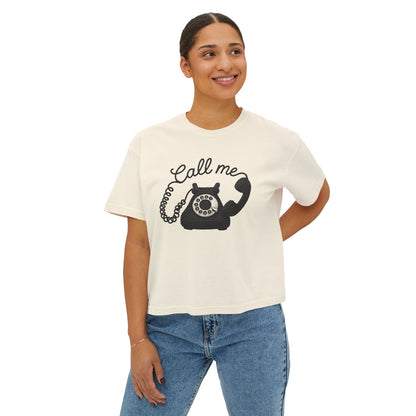 Call me - Boxy Tee