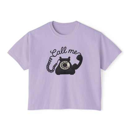 Call me - Boxy Tee