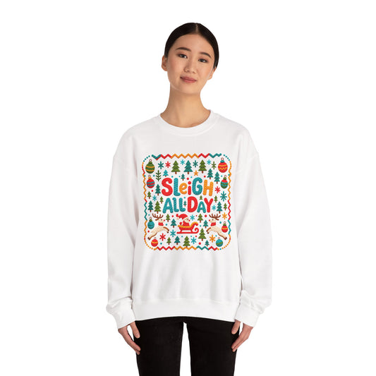 Sleigh All Day Brightly Sweatshirt 🤩